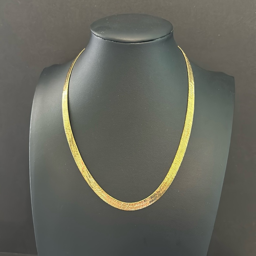New Vintage Monet Slinky Flat Chain Necklace 18” Mothers Day Gift